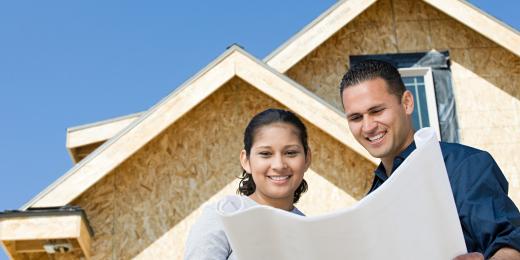 Infrared Diagnostics, Couple looking at plan, MA